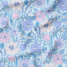 Garden Posies Blue-Melco Fabrics-online-fabric-shop-australia
