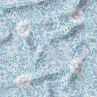 Peony Floral - Ocean-Melco Fabrics-online-fabric-shop-australia