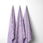 Bohemian Bloom Violet-Melco Fabrics-online-fabric-shop-australia