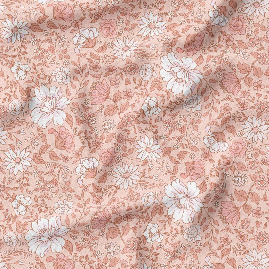 Peony Floral - Vintage-Melco Fabrics-online-fabric-shop-australia