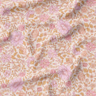 Peony Floral - Lavender Cream-Melco Fabrics-online-fabric-shop-australia