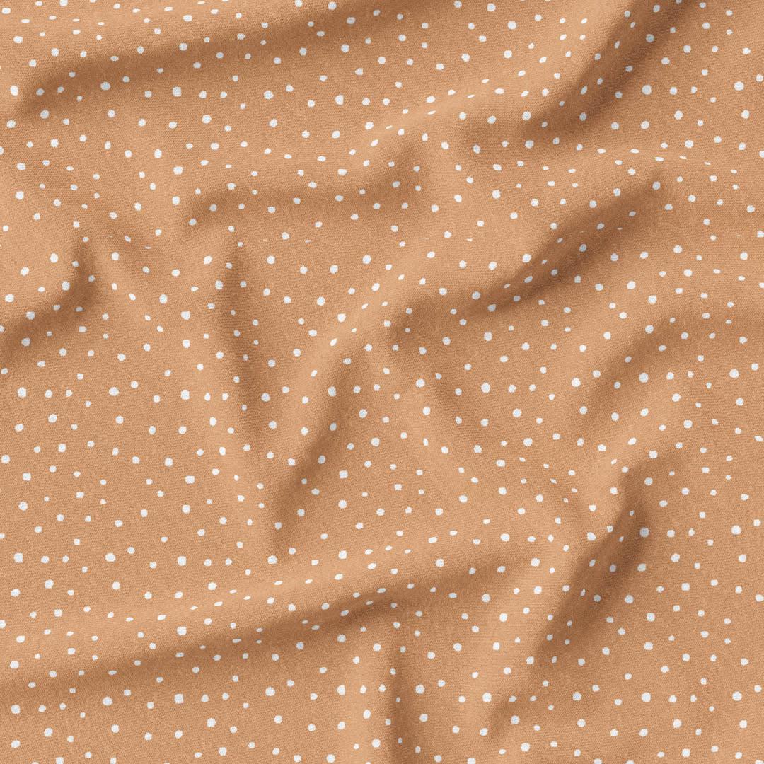 Ditsy Dots - Black Sand-Melco Fabrics-online-fabric-shop-australia