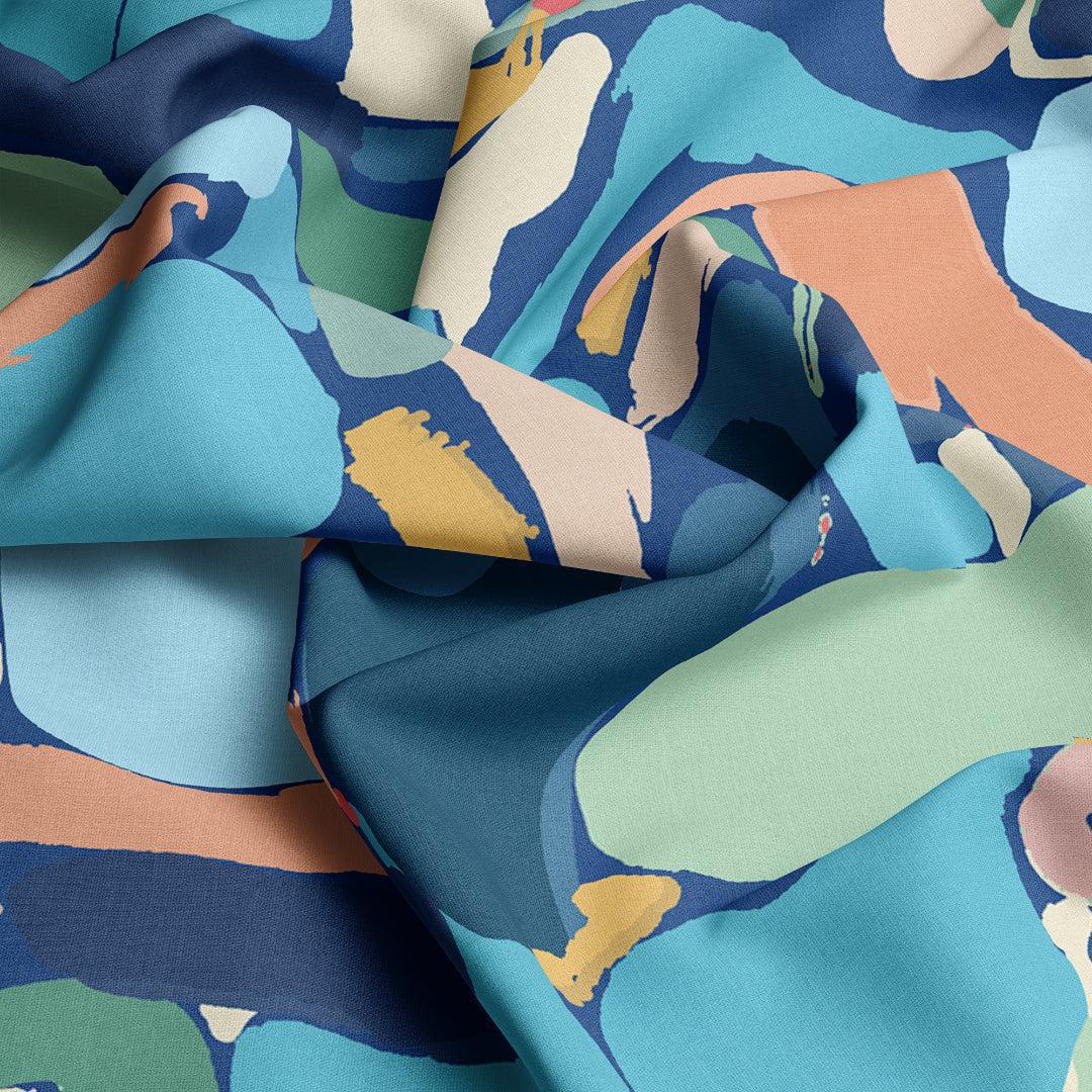 melco-fabrics-online-fabric-store-print-on-demand-australia-Lovely Day Blue - Ellen McKenna