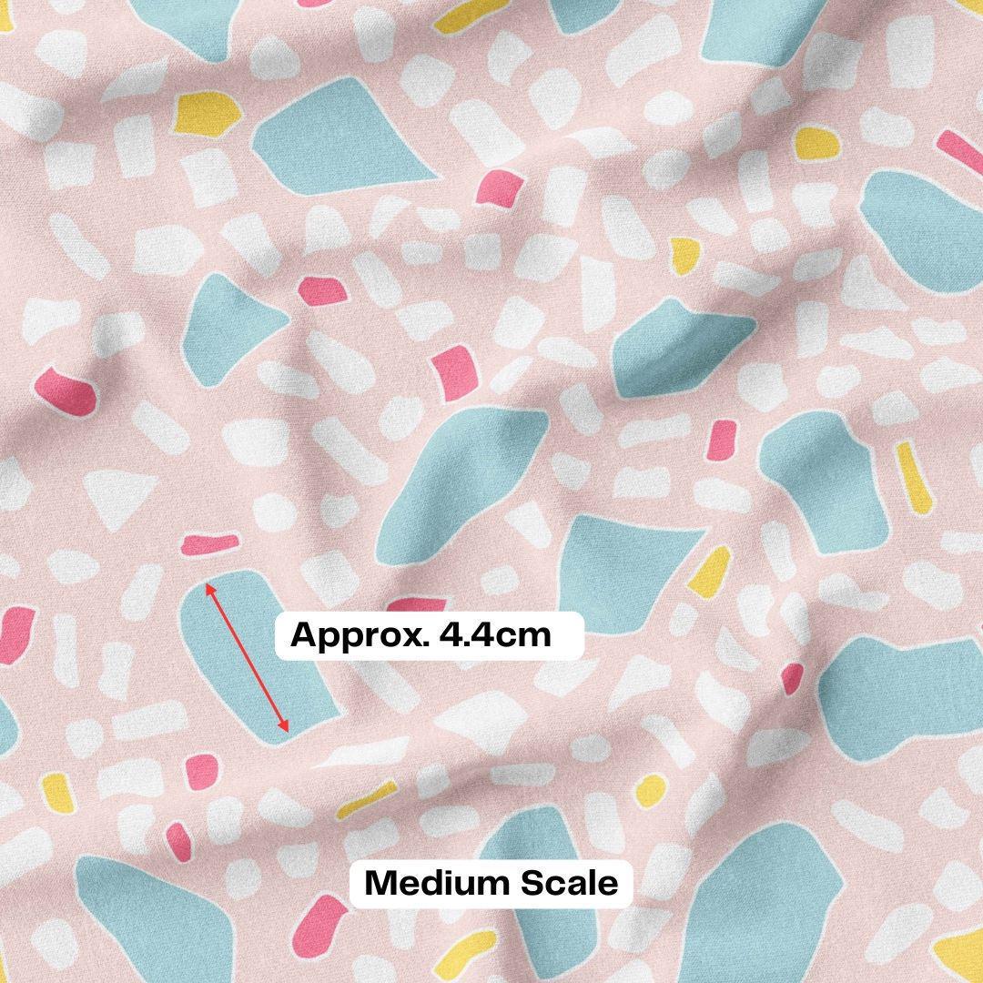 melco-fabrics-online-fabric-store-print-on-demand-australia-Magic Terrazzo Pink - Ellen McKenna