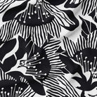 melco-fabrics-online-fabric-store-print-on-demand-australia-Monochrome Abstract stripe floral - Rachel Parker