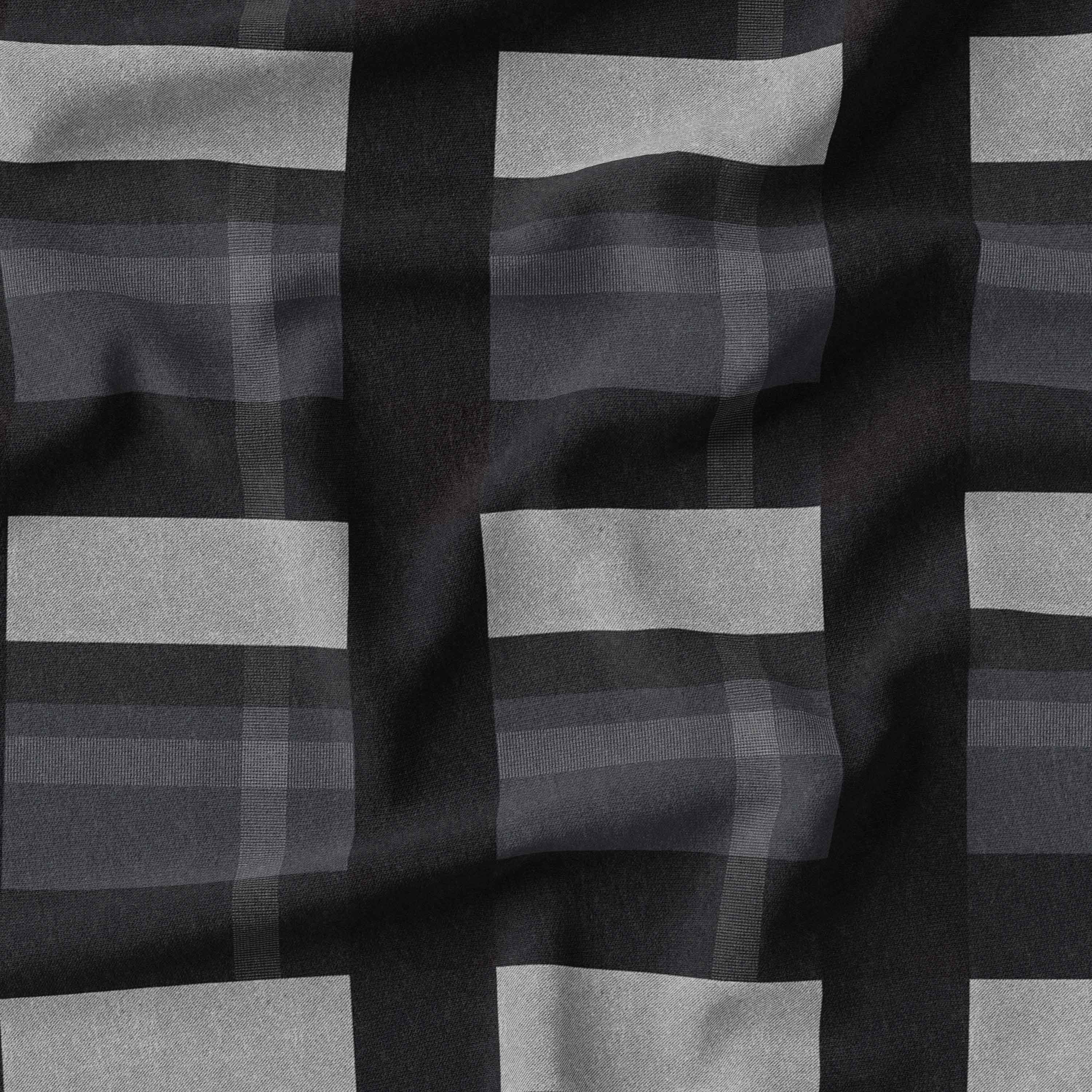 Black and White Plaid Fabric Online Australia Melco Fabrics
