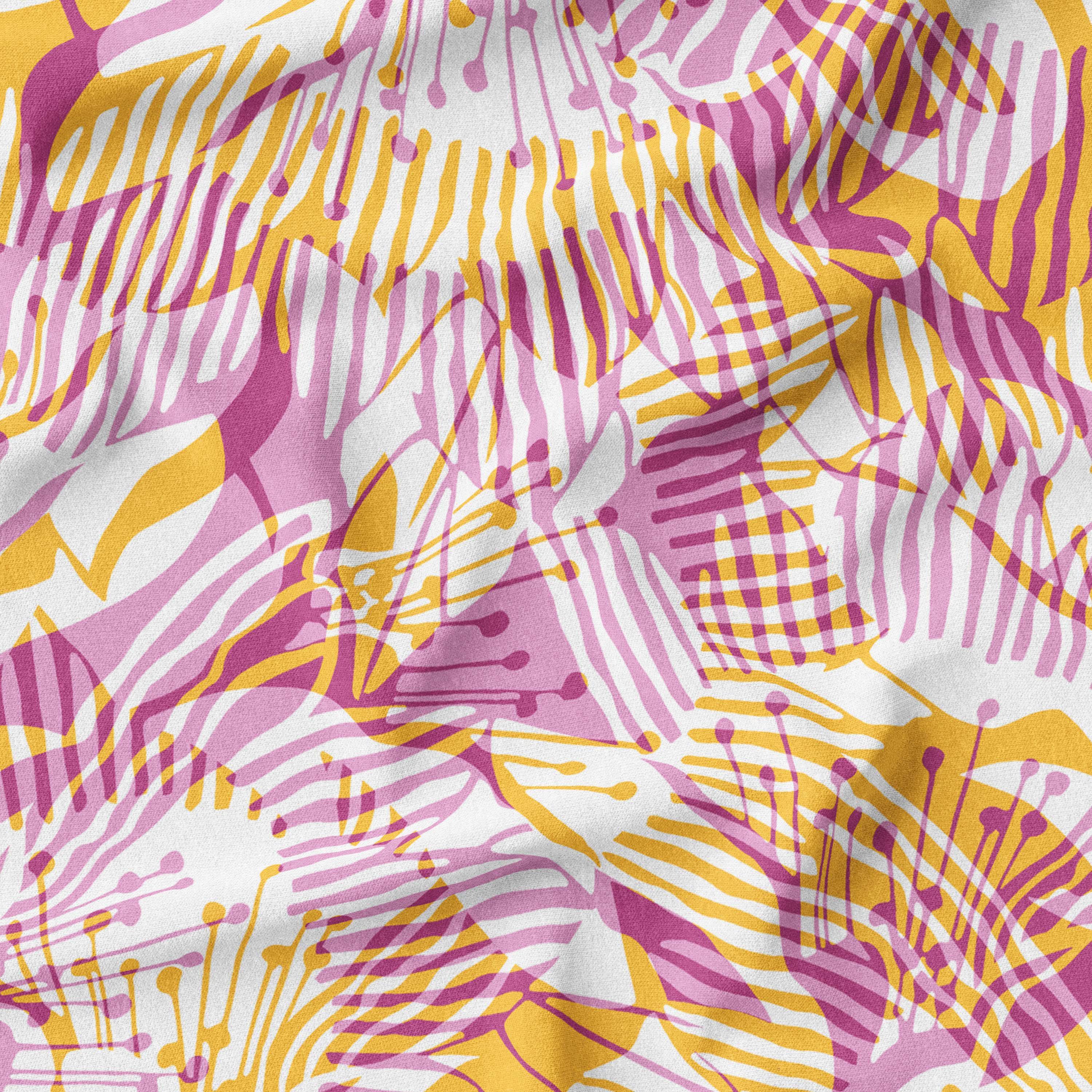 melco-fabrics-online-fabric-store-print-on-demand-australia-Sunset Lavender Abstract Stripe floral - Rachel Parker