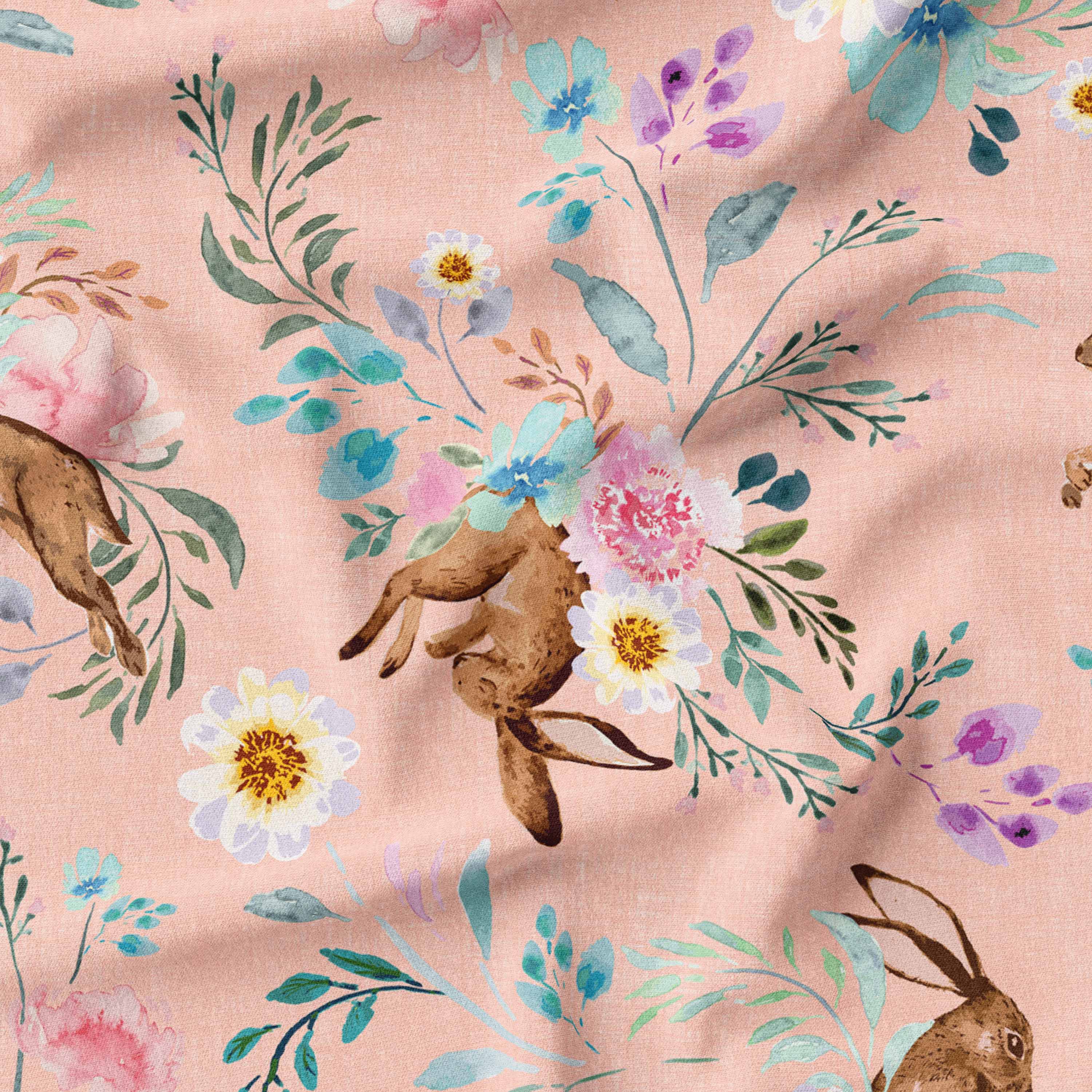 Jersey Reh Stoff Reh Rosa Jersey Reh Reh Stoff Stoff Baumwolle