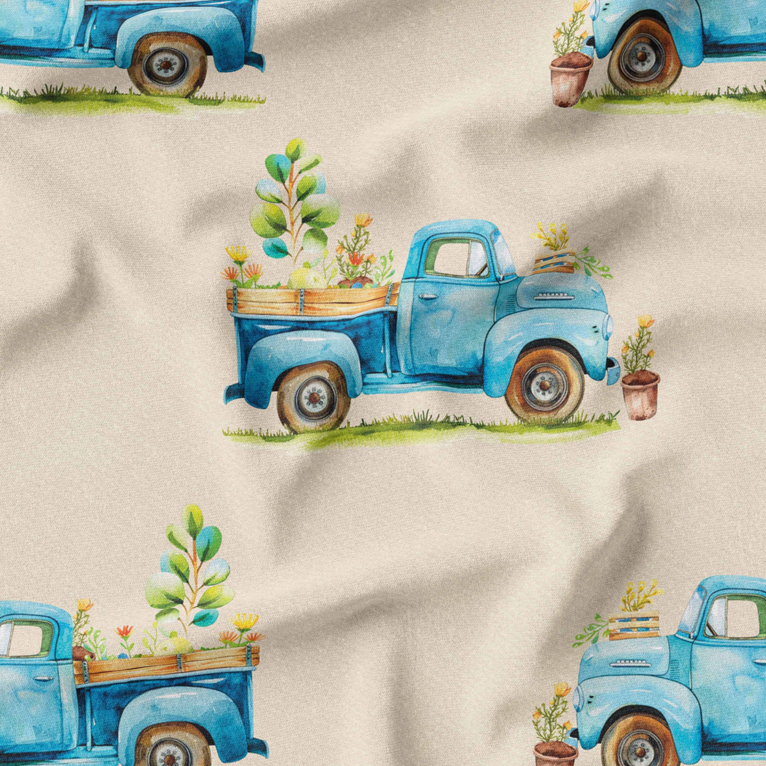 vintage truck fabric online australia