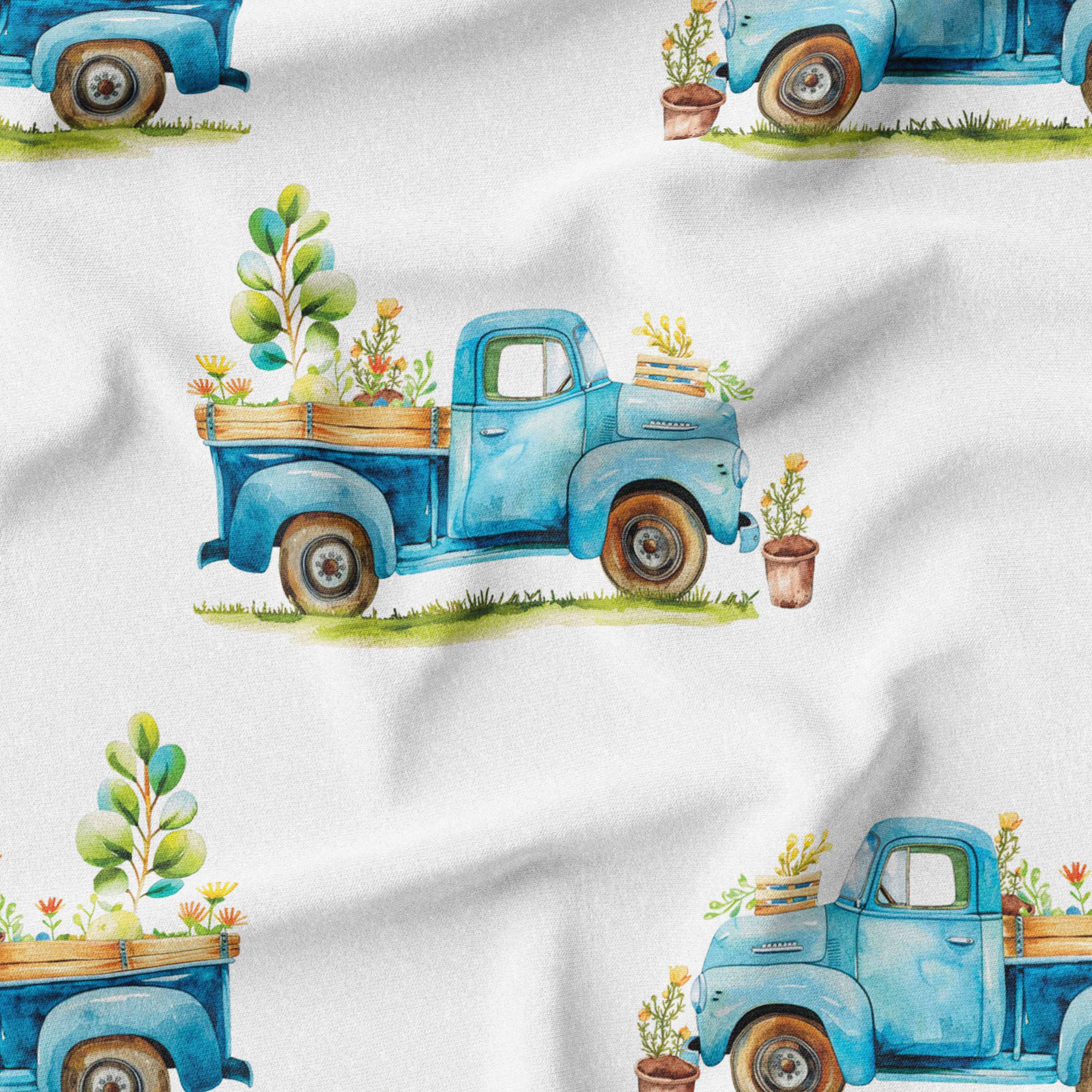 vintage truck fabric online australia