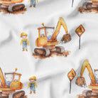 kids excavator fabric online australia